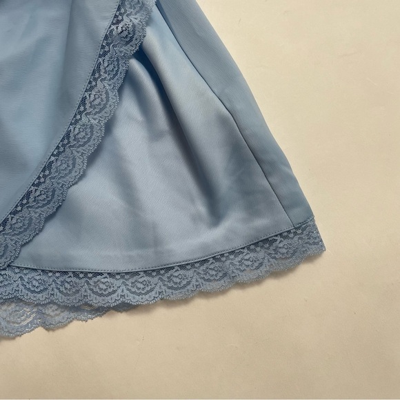 URBAN OUTFITTERS polyester “silky” lace trimmed slip dress - Picture 2 of 9